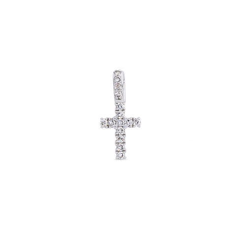 0.75CT Diamond Cross Pendant